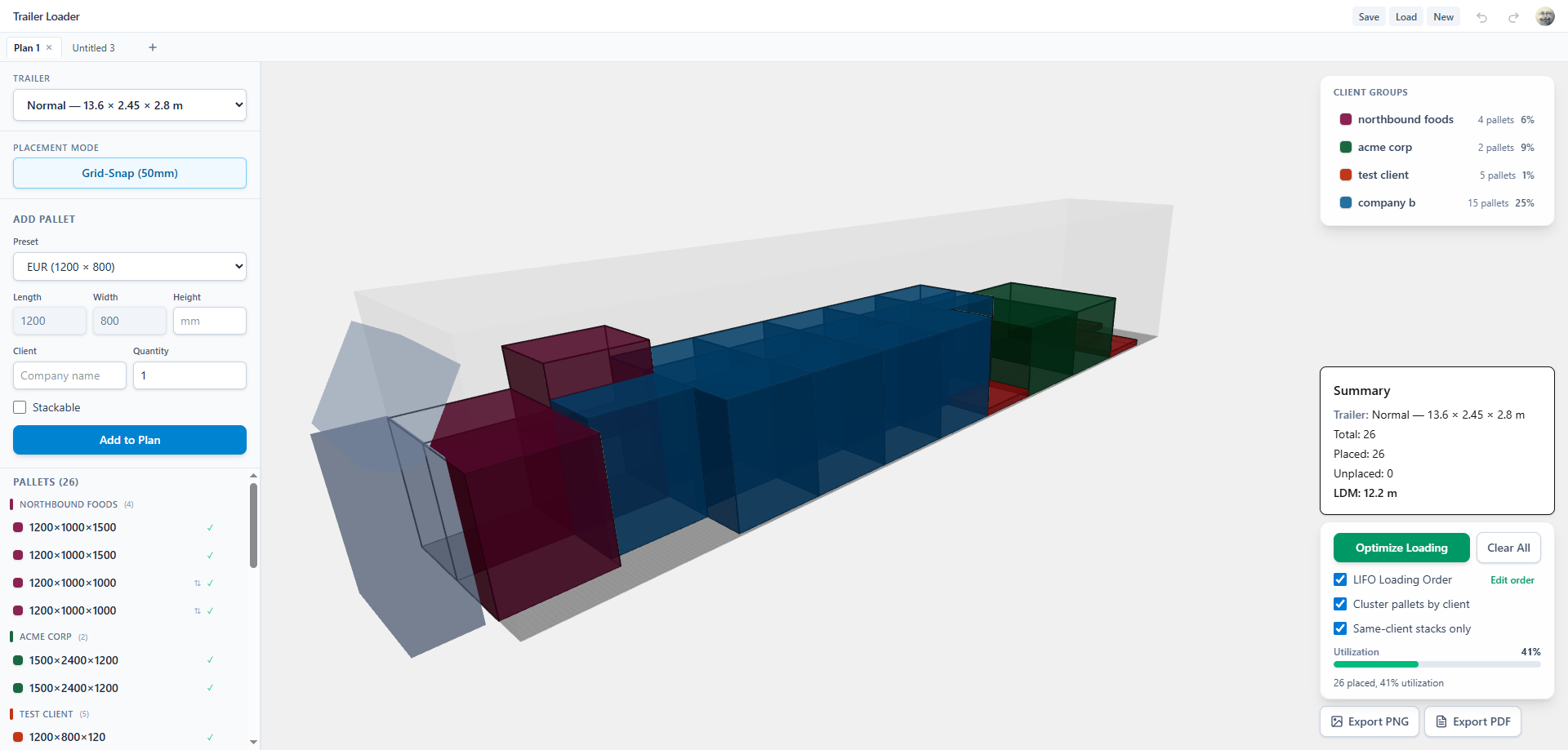 Drop freight. The grid figures out the rest.